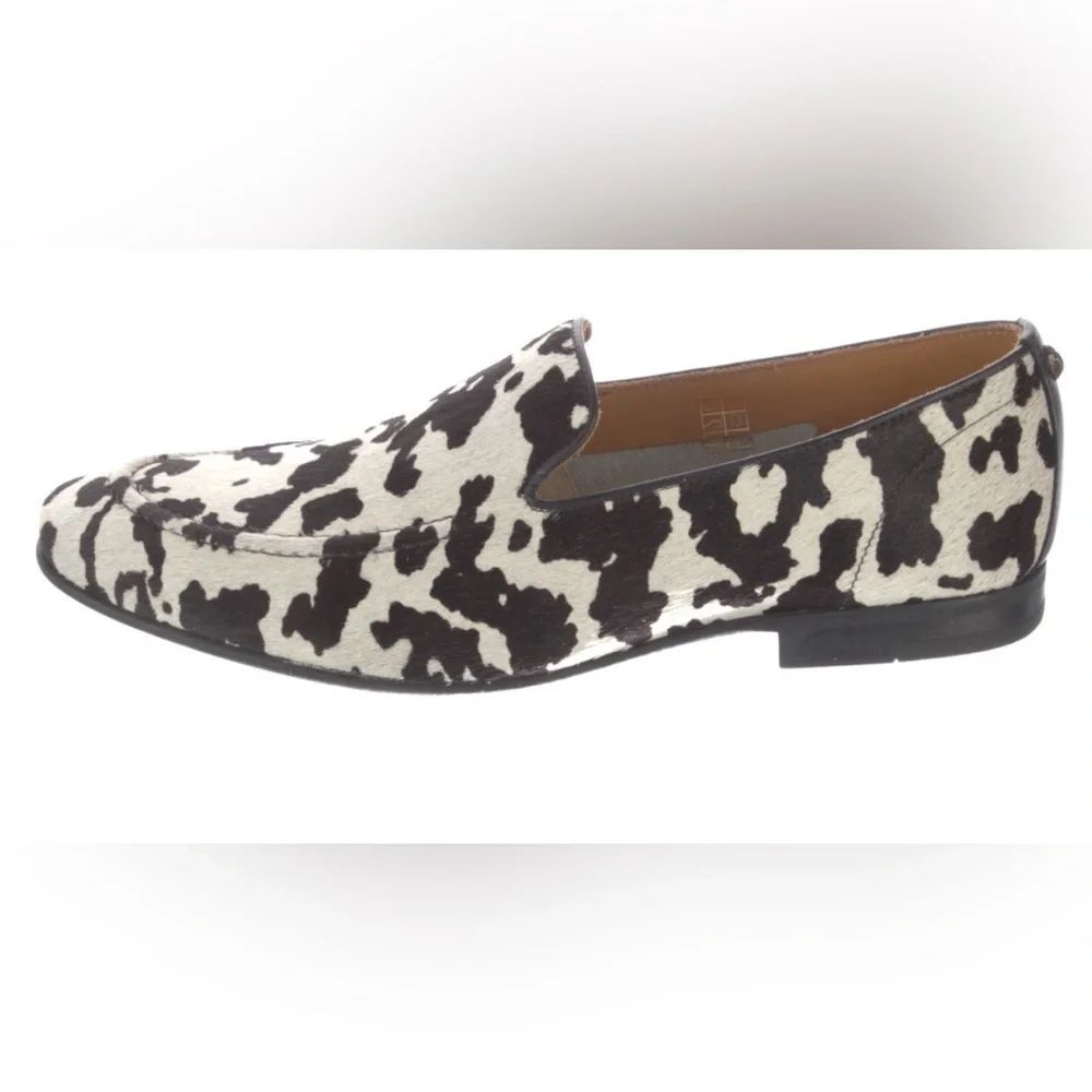 Kurt Geiger Ponyhair Animal Print Loafers Size 9 - Picture 2 of 4